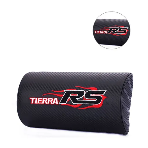 Car Headrest Pillow Carbon Fiber Pattern RS Fire Bar Semi-circular head restraint