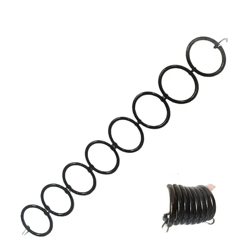 Snake Climbing Chain Toys for Ball Hoop & Corn Snake Enrichment Toys ，Suitable for All Kinds of Small Reptiles（8 rings）