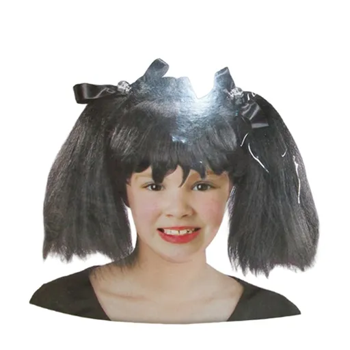 Kids' Vampire Girl Wig Spooky Style Halloween Accessory