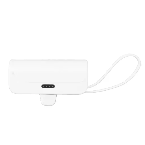 Mini Portable Charger Multifunction Built in Cable for IOS Interface Type C 2 in 1 Mini USB C Power Bank for Emergency