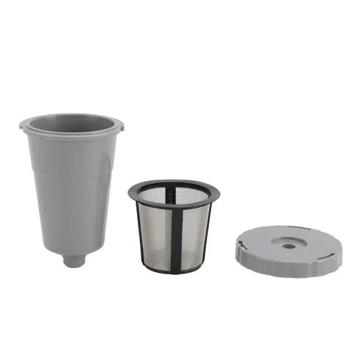 2Pcs Coffee Capsule Stainless Steel Refillable Reusable Coffee Pod Filter for Home Cafe Coffee Making