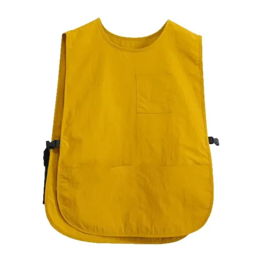 Waterproof Apron for Women with Pockets Barber Smock Buckle Design Hair Stylist Apron for Kitchen Garden Men