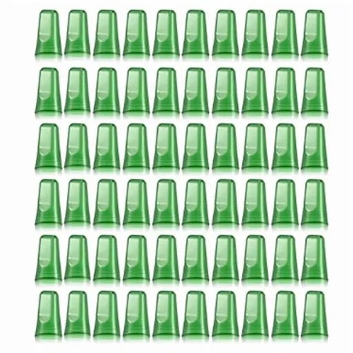 60pcs Liquor Bottle Covers Pour Spout Covers Bar Toppers for Bottles Universal Pour Dispenser Dust Translucent