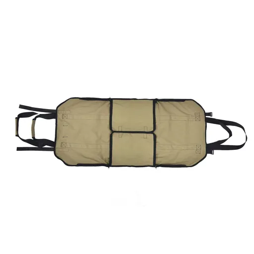 Large Capacity Firewood Storage Bag Basket Oxford Cloth Outdoor Camping Wood Log CarrierKhaki