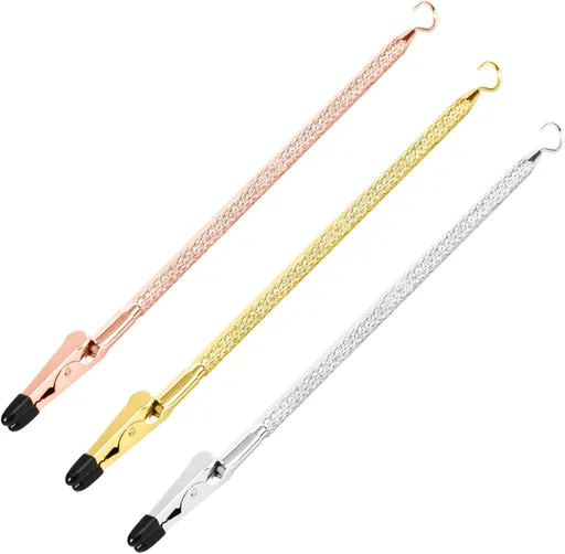 Bracelet Helper Tool with Hook - Fastener Helper Tool for Bracelet, Necklace, Jewelry, Watch - Rose, Gold, Silver, Bundle