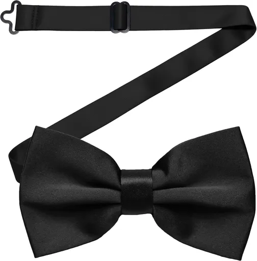 Adjustable Classic Pretied Bow Tie for Men, Women, and Boys - Men's Bowtie for Wedding, Costume Party and Formal Events