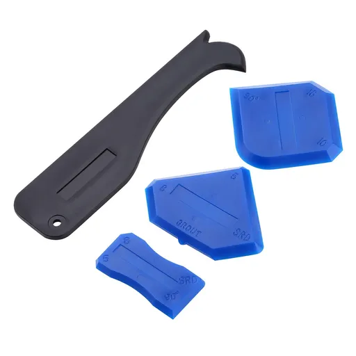 4 Pieces Silicone Caulking Tool Set Sealant Finishing Tool Grout Scraper Caulking Removal Tool for Kitchen Bathroom Floo