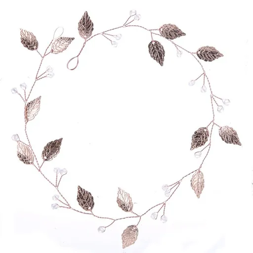 Flower Girl Headpiece Princess Crystal Wedding Headband Baby Girls Flower Crown Pearl Hair Accessories for Birthday Party