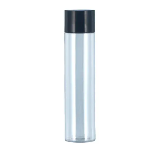 50/100/150ml Plastic Toner Lotion Bottles Refillable Travel Cosmetic Containers - Black Lid + Transparent Bottle - 150ml