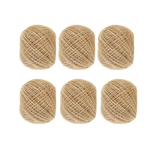 Sisal Rope Natural Jute Hemp Manila Twine String Cord 1-14mm Thick Craft DIY - 6Rolls-1MM*100M