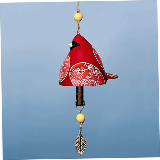 Bird Song Bell Garden Decoration,Hanging Rustic Wind Chime, Pendant Metal Tube Bell Door Bell Pendant, Music Wind Chimes