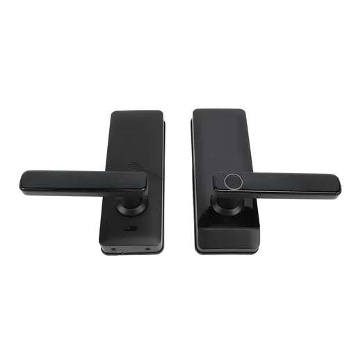 Smart Gate Lock Fingerprint Password Key APP Card Unlocking Electronic Entry Lock Biometric Door Handle