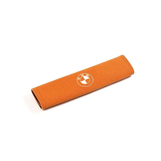 BMW Seat Belt Shoulder Protector Suede 21.5 * 6.5cm orange single