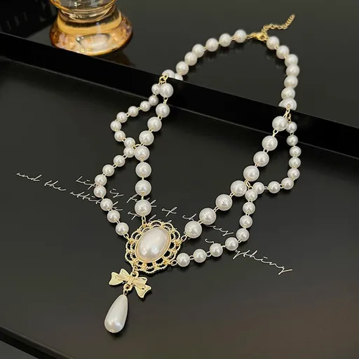Pearl Necklaces for Women Chunky Pearl Necklaces Big Pearl Necklaces Exaggerated Large Pearl Necklaces Statement Necklace