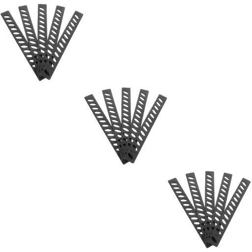 Protector Black Plastic Protective Covers for Cutters and Knives 15Pcs