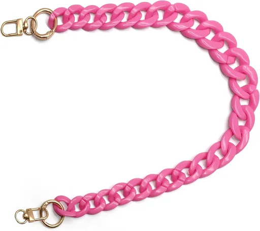 Biaungdo Acrylic Purse Chain Strap, Luxury Acrylic Handbag Strap Replacement, Short Purse Chain Handles Clutches Handles
