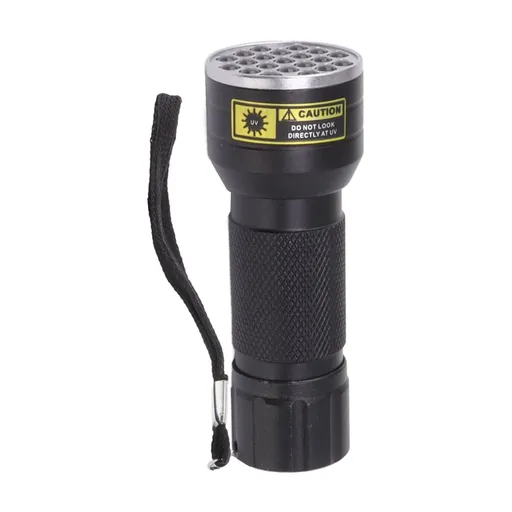 21LED UV Blacklight Flashlight 395nm Blacklight LED Flashlight for Pets Urine Dry Stains