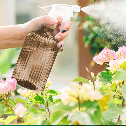 Spray Bottles, Water Spray Bottles, Reusable Squirt Bottles Containers, Adjustable Mist Sprayer For Cleaning Solutions, Gardening, Plants
