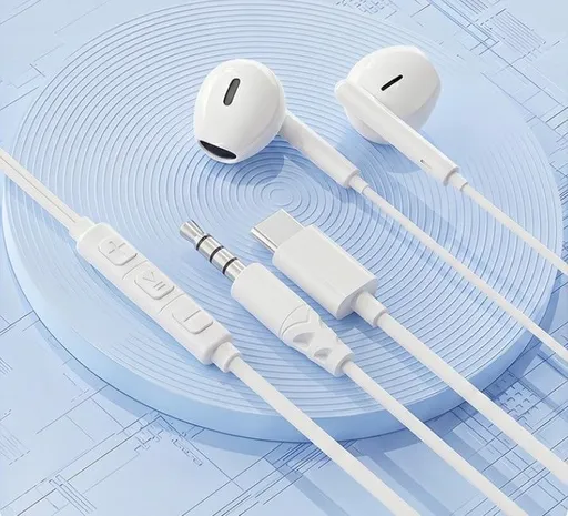 Colorful Type-C Wired In-Ear Earphones