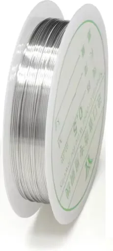 Metal wire | iron wire | For making jewelry, for example | Bronze colored | 0.5MM
