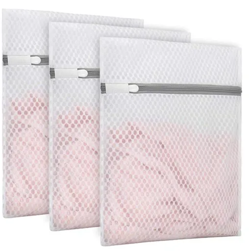 3-pack Laundry Bag for Washing Machine and Dryer, Small, Compatible with Travel Laundry Net