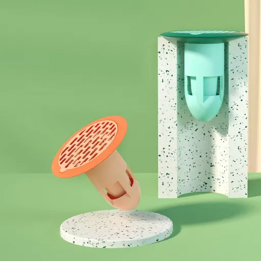 2pcs Shower Floor Drain Preventer Tub Stopper Kitchen Trash Bath Tub Drain Odor- Preventer Bathroom Filter Preventer Plugs Sink