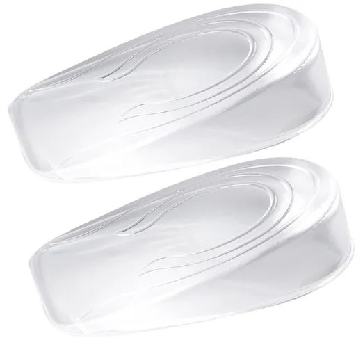 Invisible insole with increasing height – PU silicone heel cushion – 2 cm high – Soft, shock-absorbing and non-slip – Suitable for men's sizes 40-46