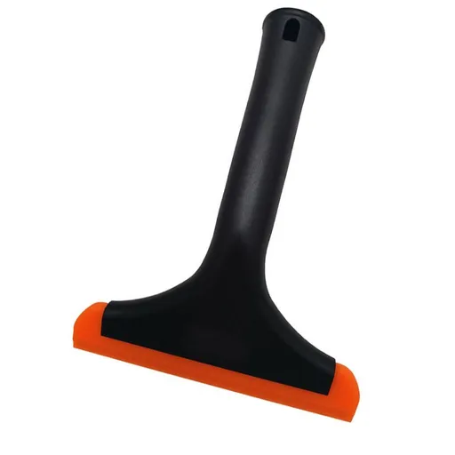Shower Squeegee for Glass Doors, Small Squeegee for Shower Glass, Mini Silicone Squeegee for Window, Glass Door, Bathroom, Mirror, Car Window, Black