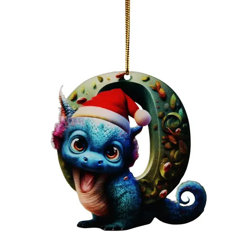 Dinosaur Ornaments for Christmas Tree Kids Personalized Ornament Dinocorn Dinosaur Christmas Tree Decoration Boys Girls Ornament