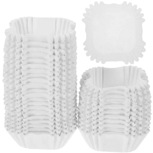 Oil-Proof White Paper Cupcake Holders, Great for Baking, 2000Pcs