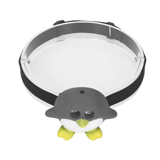 LED Animal Head Lamp 2 Modes Cute Lightweight Child Head Light for Reading Camping
