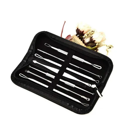 Blackhead Remover, Blackhead and Comedone Acne Extractor, Stainless Steel Acne Removal Tool kit 7 Specialized,