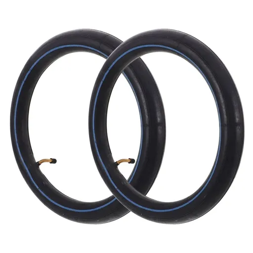 2Pcs Black Inner Tube Replacement for Bike Tire with Enhanced Safety and Comfort