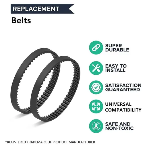 4Pc Belts Replacement For Eureka Floorrover Neu560, Neu562A, Neu562, Neu520, Neu526 Vacuum Cleaner Style Drive Belt High Quality Smile Home