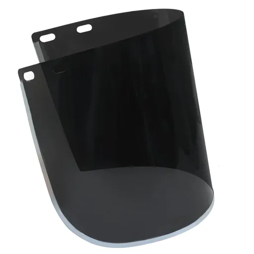 1 Pack Face Shield Replacement Lens, 15.5" x 8" Polycarbonate Protective Safety Visor Replacement, Impact-resistant Face Shield for Welding/Grinding/DIY/Cosplay Helmet (Black)