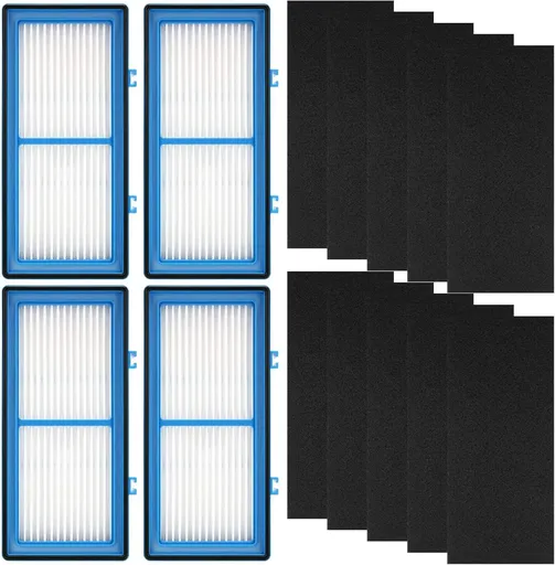 8 Pack Replacement ilters Compatible or Holme-s AER1 Air Puriier Total Air Clean 2 HEPA Air ilters 6 Carbon Booster ilters Replacement ilter or HAP30AT,HAP242 NUC