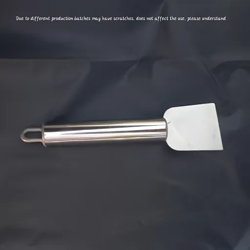 Multi-Purpose Stainless Steel Cleaning Scraper - Durable Kitchen Tool for Efficient Cooktop and Pan Cleaning, Ideal for Home, Bathroom, and Car Use, Kitchen Cleaning Supplies A-Silvery