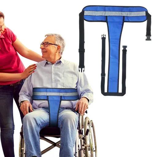 Wheelchair Seat Belt, Medical Hospital Straps Vest Full Body Harness Wheelchair Safety Belt for Elderly, Patients, Disabled