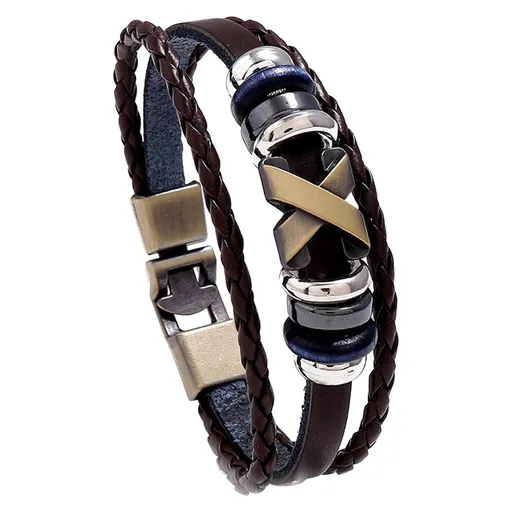 Friendship Bracelets Ankle Boho for Women Fittings Fashion Punk Bracelet Stainless Steel New Jewelry Leather Bracelets Bangle