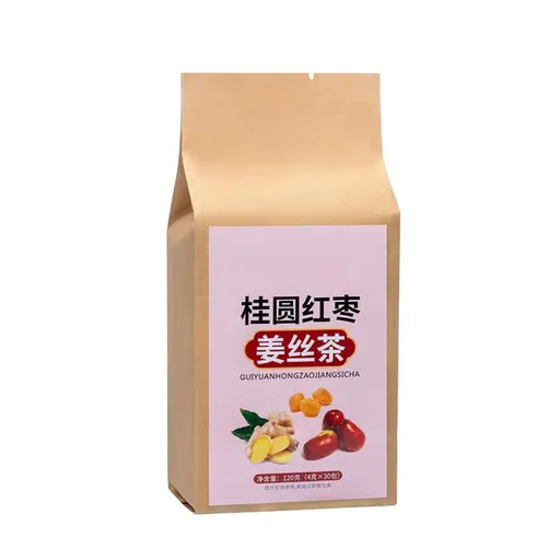 30 Count Longan Jujuba Ginger Tea Healthy Herbal Wolfberry Rose Tea Bags for Women 120g