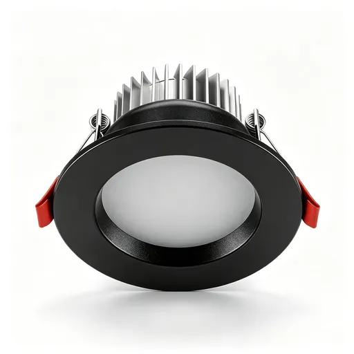 2 Pack Black Silver Flagship Full Spectrum 98 CRI 7W Neutral White | Recessed LED Downlight | Christmas Natural Contrast Vision Gift | Full Spectrum Neutral Two-Tone Ceiling Light
