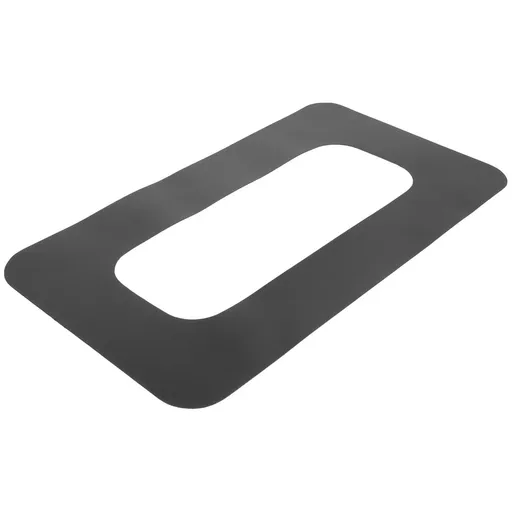 Black Plastic Fin Box Patch for Paddle Tail Rudder Slot Kayak Use