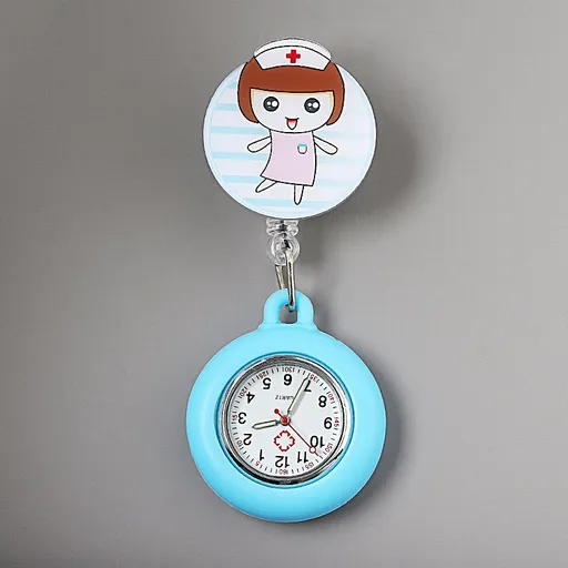 Shengyi Luminous Nurse Watch Retractable Clip Waterproof Scaling Table 135