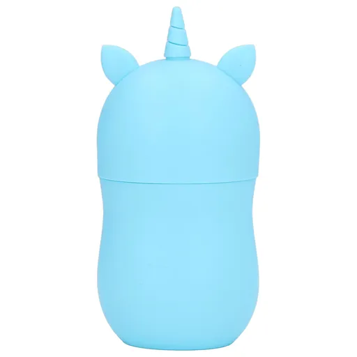 Ice Massage Roller Silica Gel Face Massage Shrink Pore Portable Facial Ice Roller Skin Care Ice Cube Tray Blue
