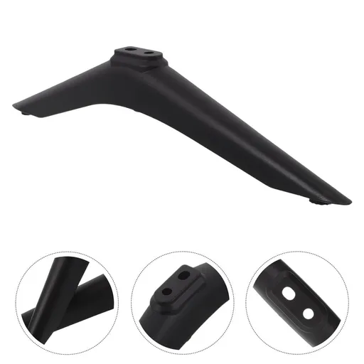 1Pair Black TV Replacement Legs Stand Base for Smart TV with Scratch Protection