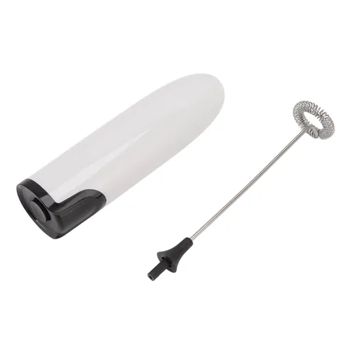Household Electric Milk Frother Automatic Handheld Milk Foam Maker Coffee Stirring Bar Kitchen Drink Foamer White Black