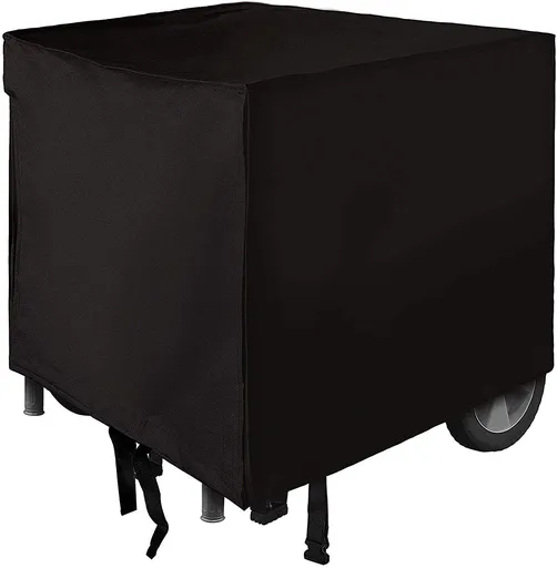 Waterproof Universal Generator Cover - Weather/UV Resistant Cover 32 x 24 x 24 inch, for Most Portable Generators （black）