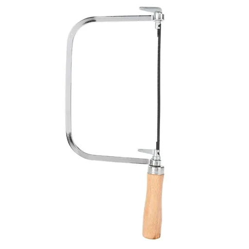 Wire String Cutter Saw, Adjustable Cutting Tool U-shaped Loaf Cutter Saw Wood Handle With 5 Hand Saw Strings Jewelry Making Kit