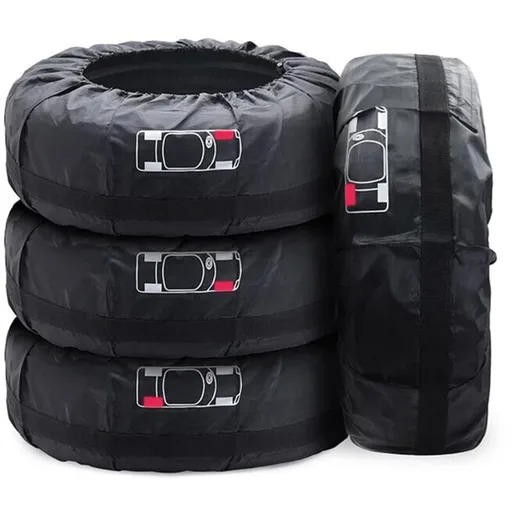 pcs Car Tire Covers 19-23\" Waterproof Dustproof Car Wheel Protector (Diameter 80cm)