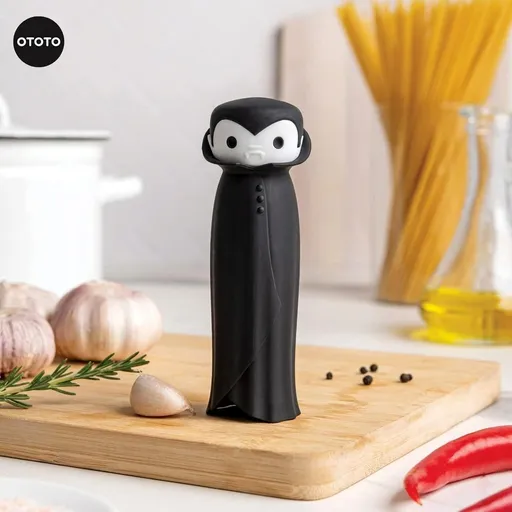 Unleash Some Bite-Sized Kitchen Fun with This Vampire Garlic Peeler – A Quirky Halloween-Inspired Silicone Tube That Effortlessly Strips Cloves in Seconds, Perfect for Home Cooks, Party Prep, and Gift-Giving to Garlic Lovers with a Dark Sense of Humo
